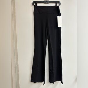 LuluLemon Groove Nulu High-Rise Flared Pant Short in Black